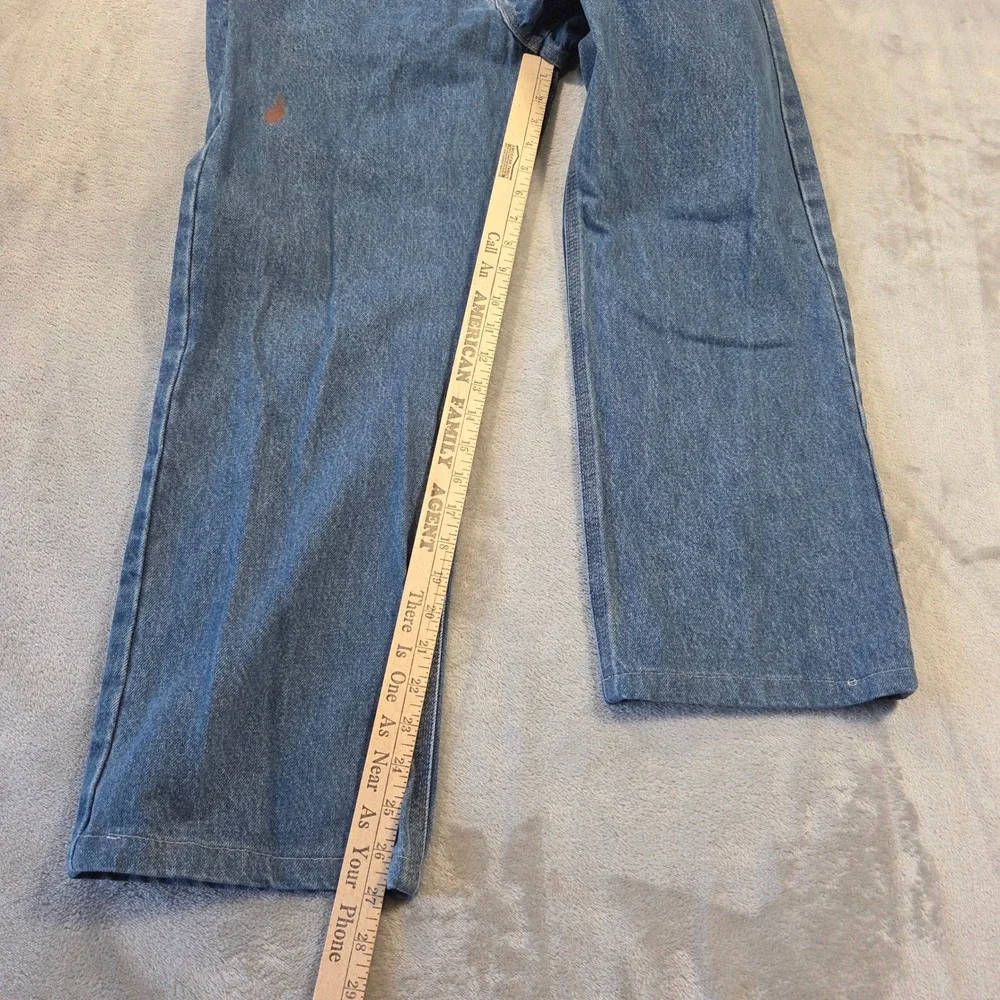 Carhartt Loose Fit Straight Leg Jeans Mens 32x34 Medium Wash Blue Denim 100086